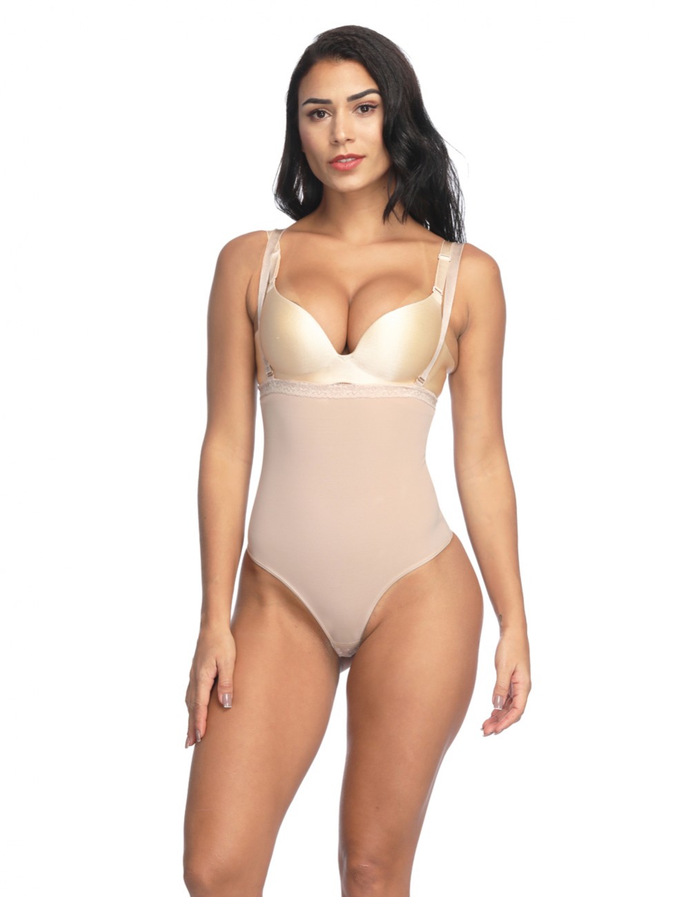 Flat Out Nude Adjustable Straps Full Versatile Body Shapers Underbust