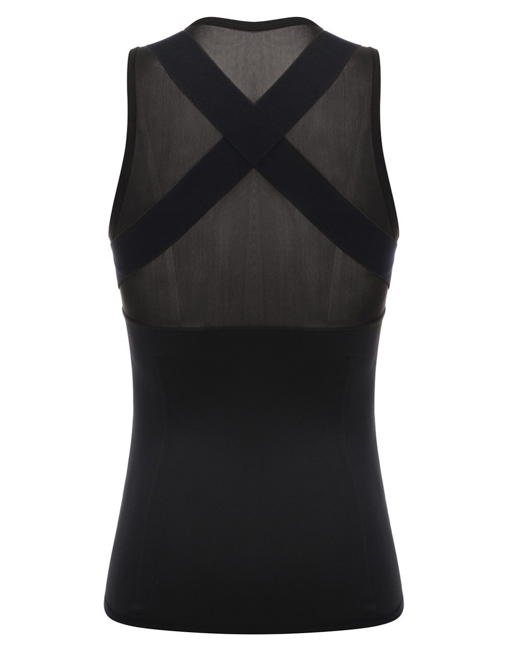 Meticulous Design Black Mens Body Shaper Vest Abdomen Slim Plus Size Blood Circulation Boosting