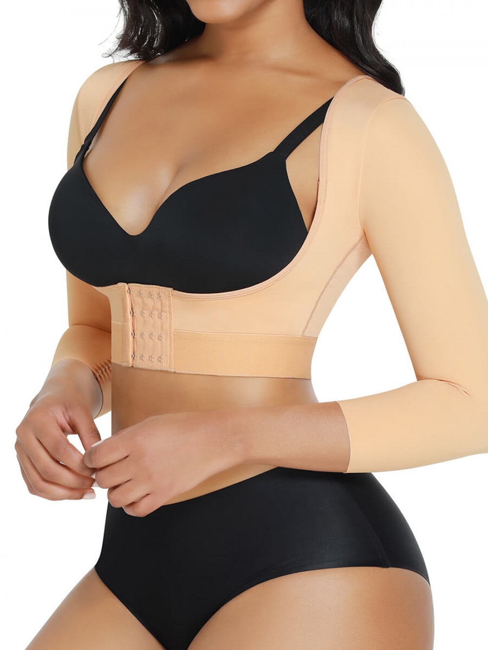 Nude Cross Back Shaper Correct Posture High Stretch Chest Support