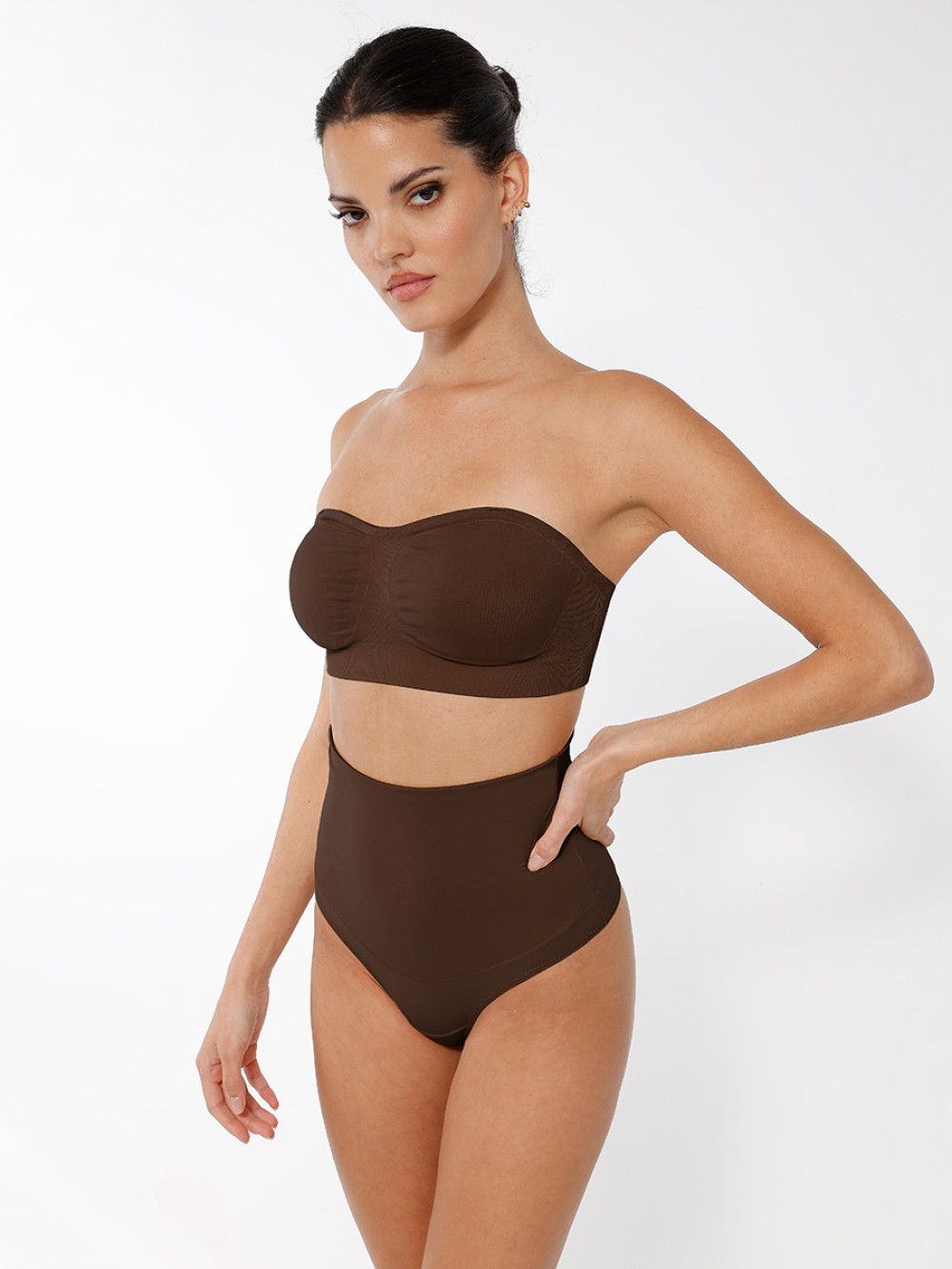 Fashion Strapless Seamless Lift Bra with Soft Comfort & Adjustable 3-Row Hooks