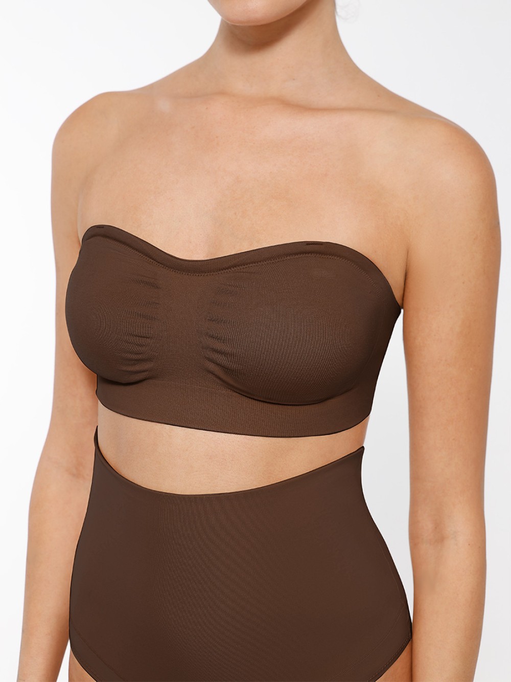 Fashion Strapless Seamless Lift Bra with Soft Comfort & Adjustable 3-Row Hooks