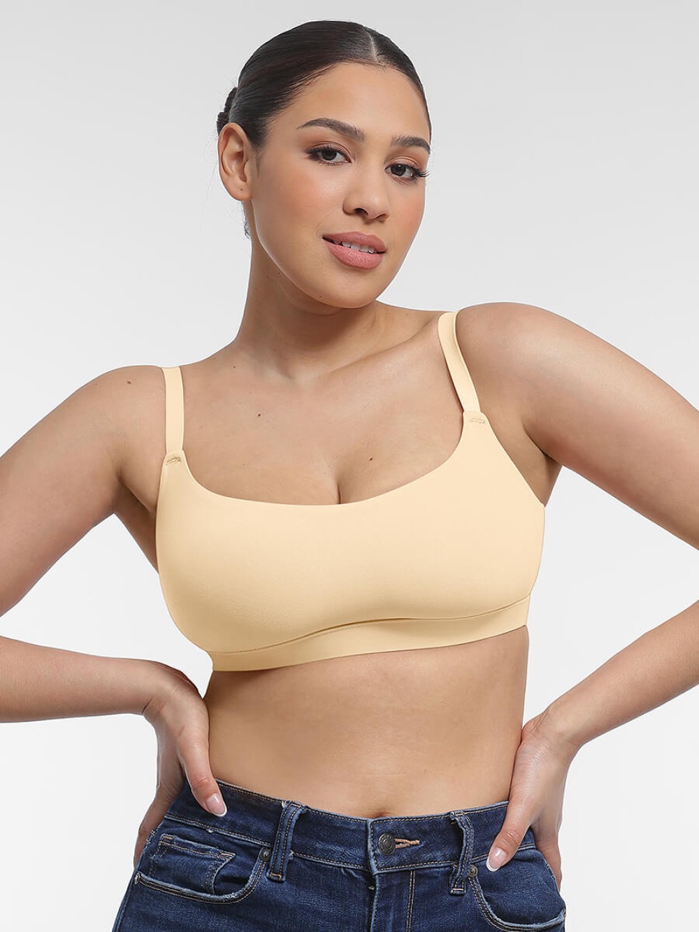 Fashion Comfort Everyday Bralette With Adjustable Shoulder Strap
