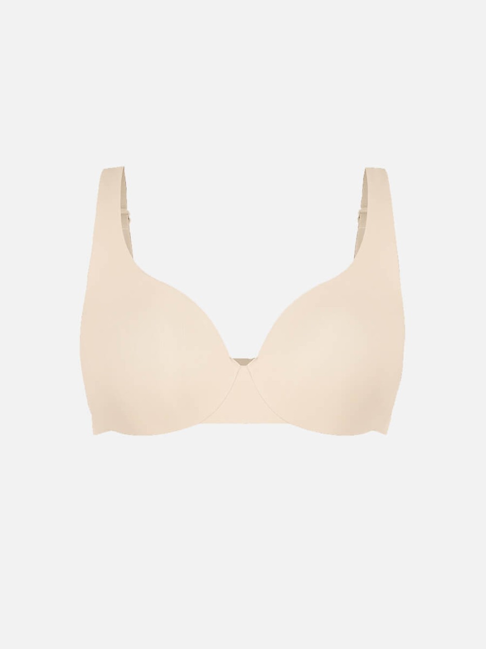 Underwired Unpadded Deep V-Neck Side Support Bra