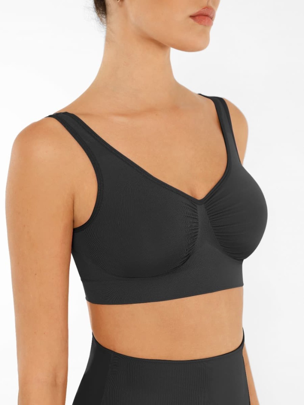 Seamless Shaping Bust Support Wider Back Bra for women