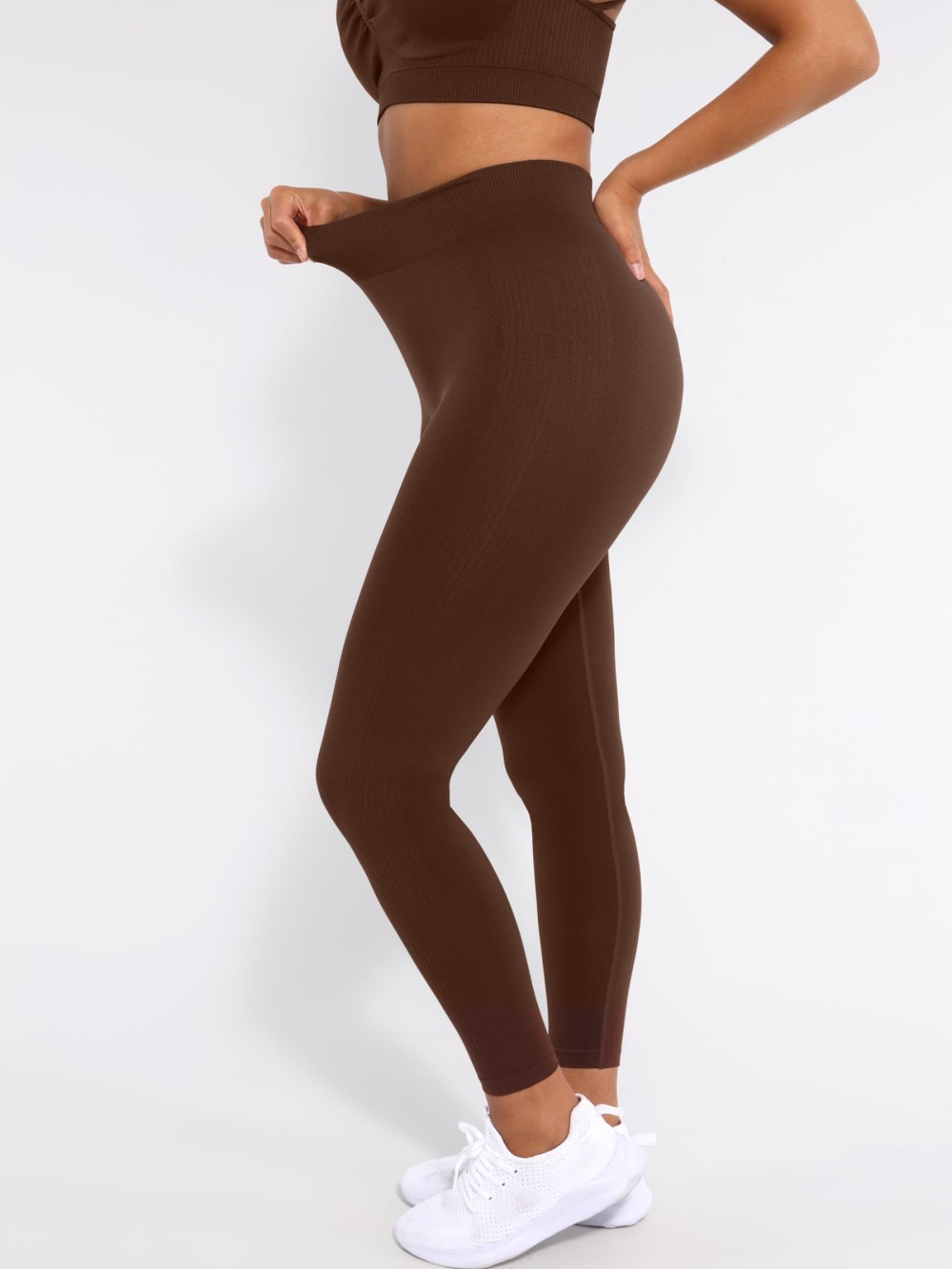 High Waisted Seamless Leg Shaping Slimming Yoga Legging