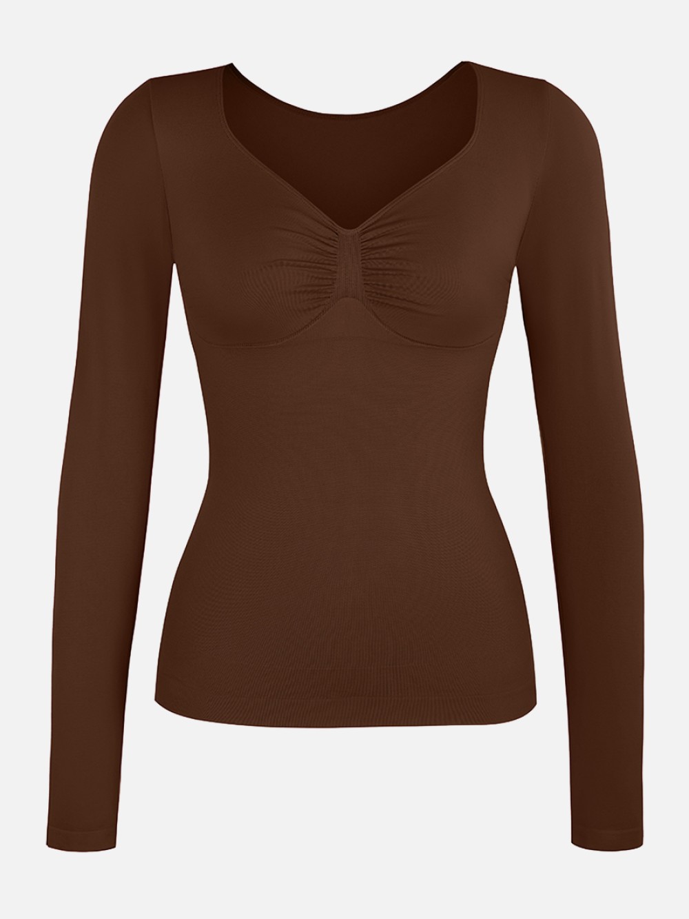 Diamond Neck Seamless Bust Support Waist and Tummy Control Shaping Bodysuit