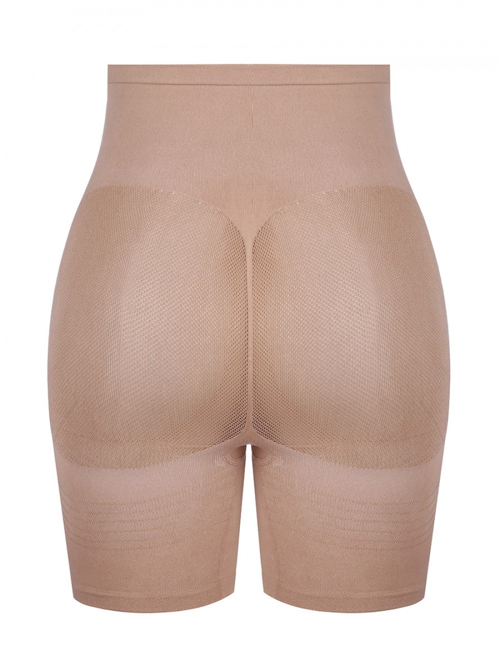 Skin Color Thigh Length Body Shaper Buttock Lifter High Rise Breathable