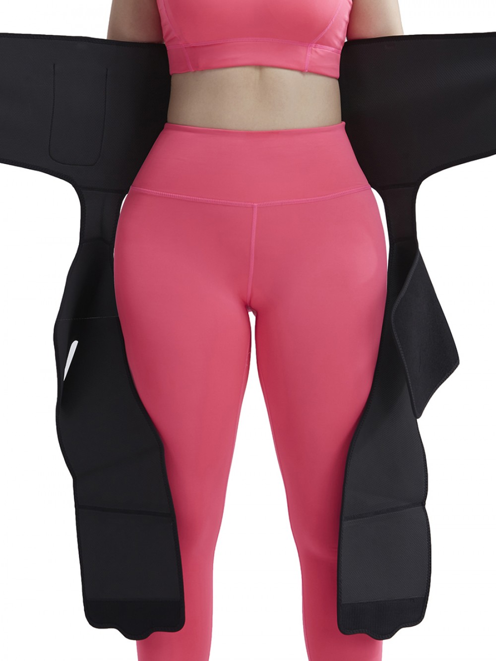 Black Neoprene Thigh Shaper Adjustable Sticker Curve Smoothing