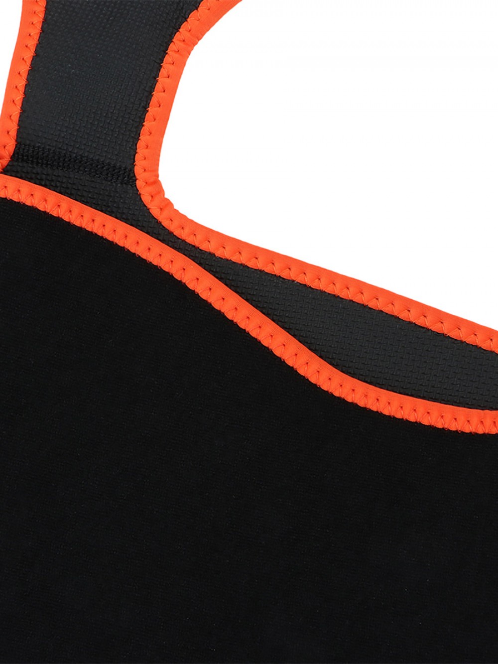 Compression Silhouette Orange Sweat Thigh Trimmer High Waist Pocket