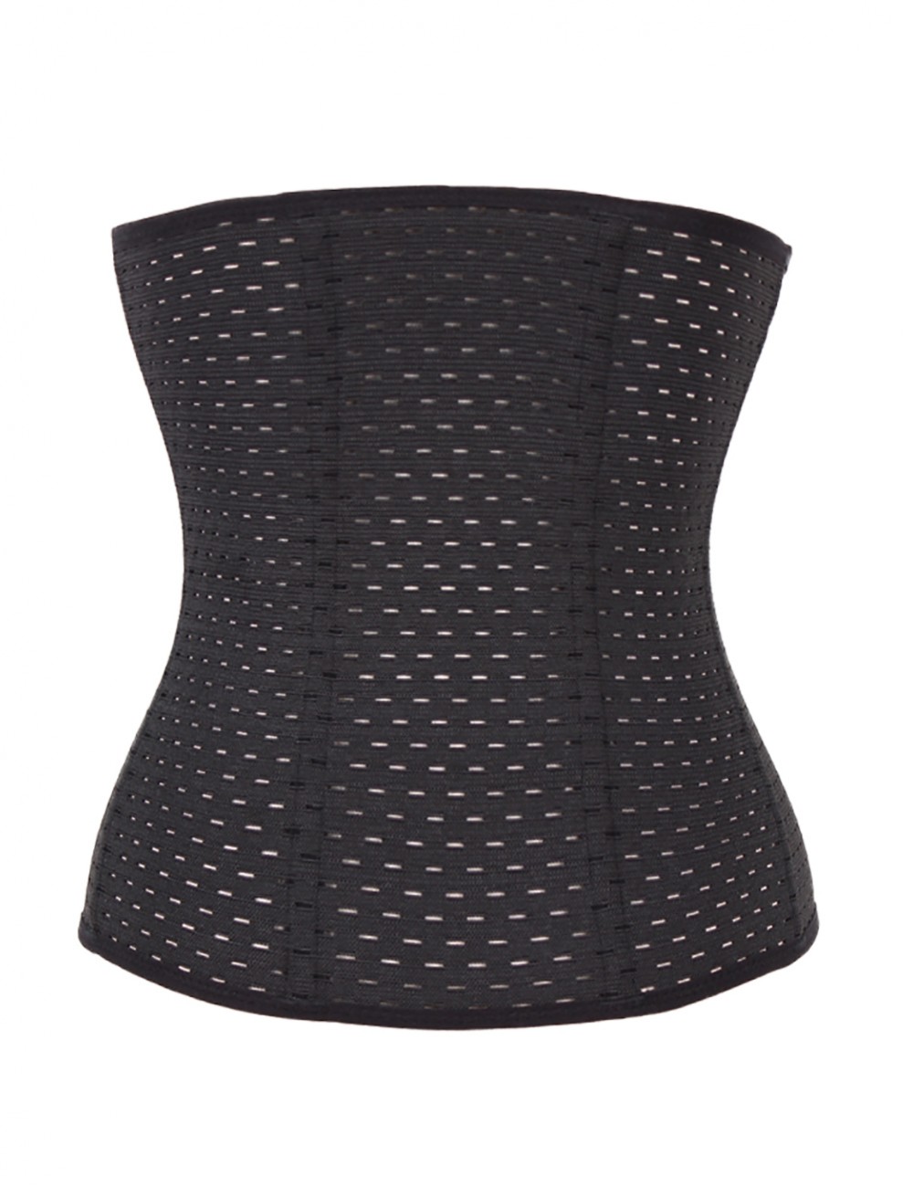 Hollow Out 9 Steel Boned Plus Size High Waist Body Shaper
