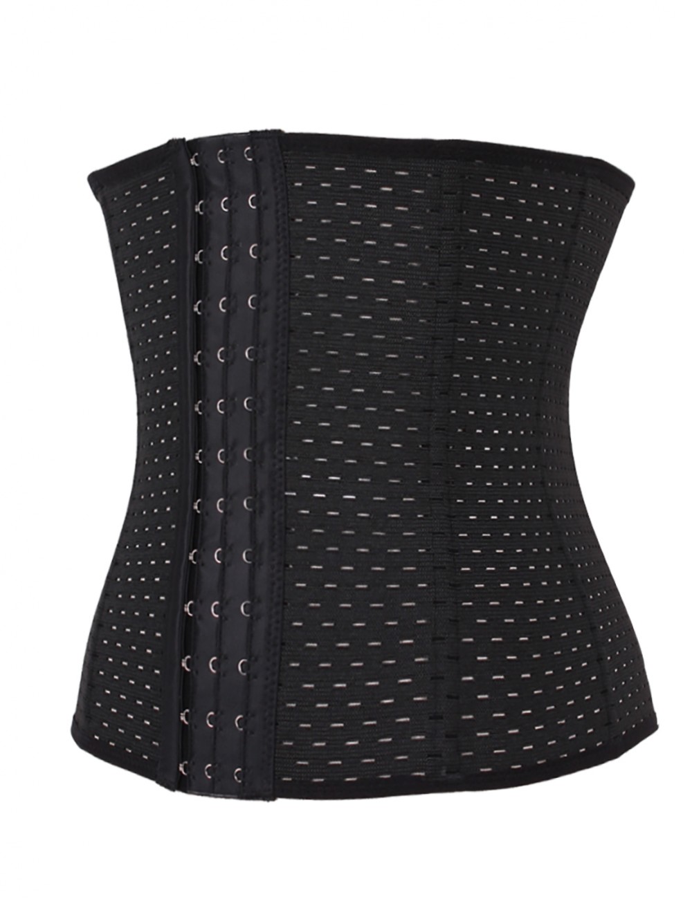 Hollow Out 9 Steel Boned Plus Size High Waist Body Shaper
