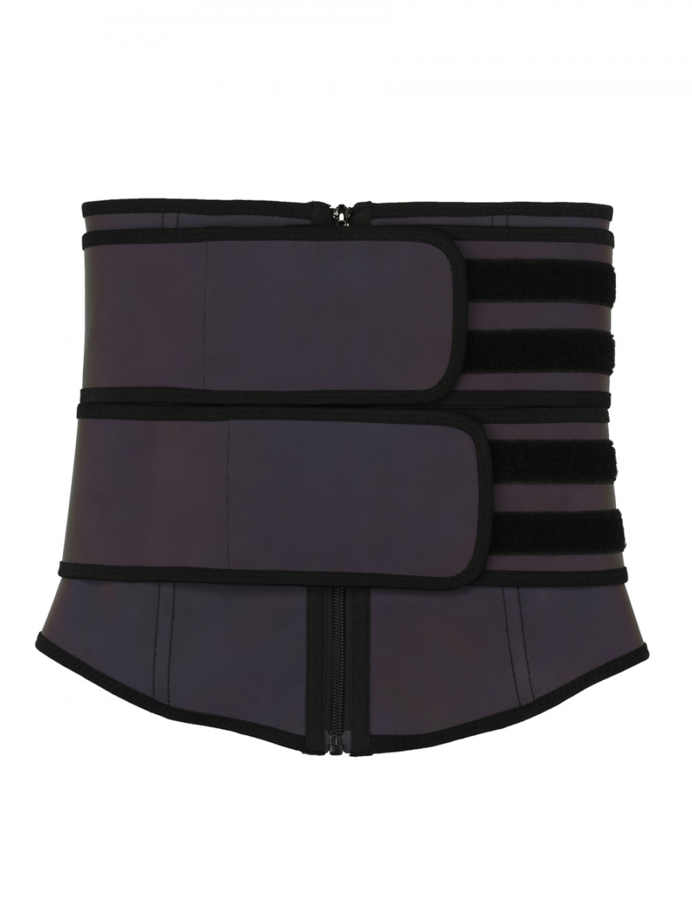 Rainbow Reflective Double Belt Waist Trainer Custom Logo