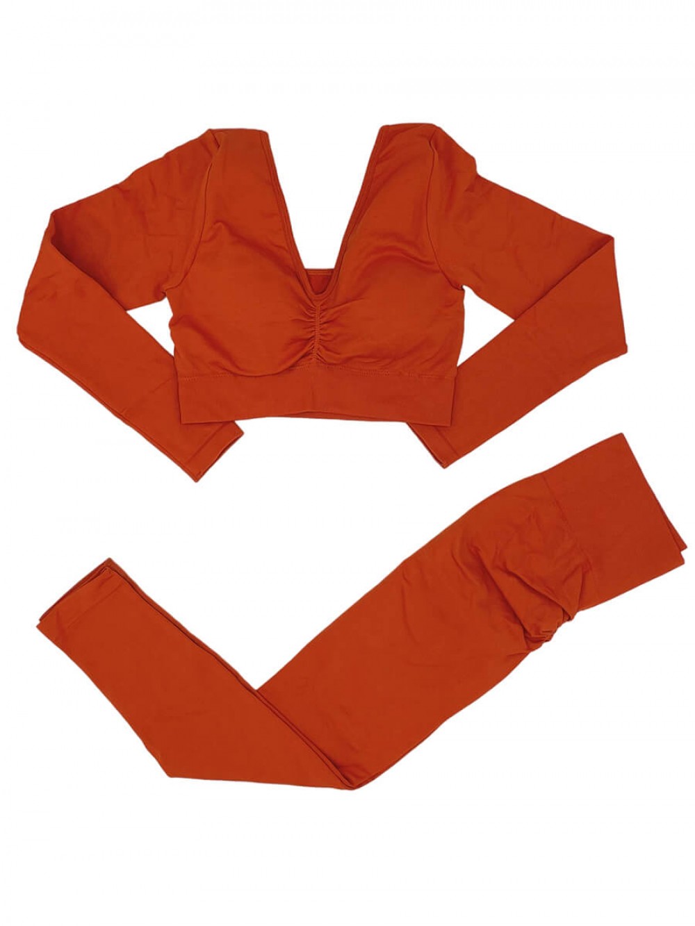 Red Seamless Stylish Ultra Stretchy Workout Activewear
