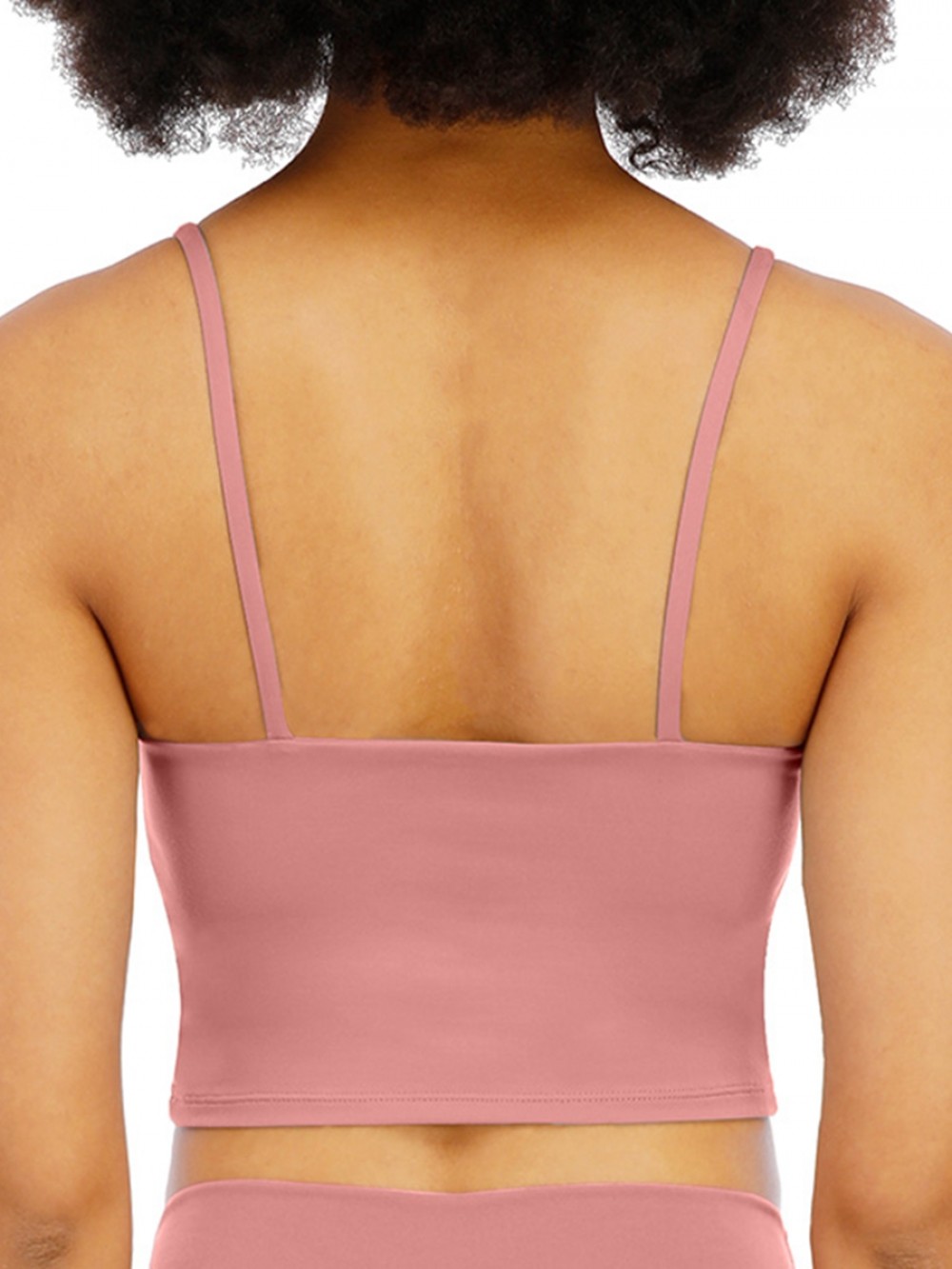 Deep Pink Medium Support Yoga Bra With Padded For Exercising
