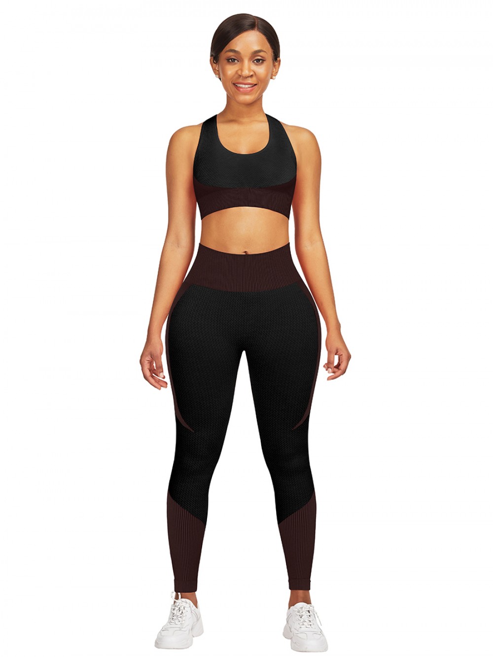 Fuchsia Cross Back Yoga Bra Seamless Legging Weekend Time
