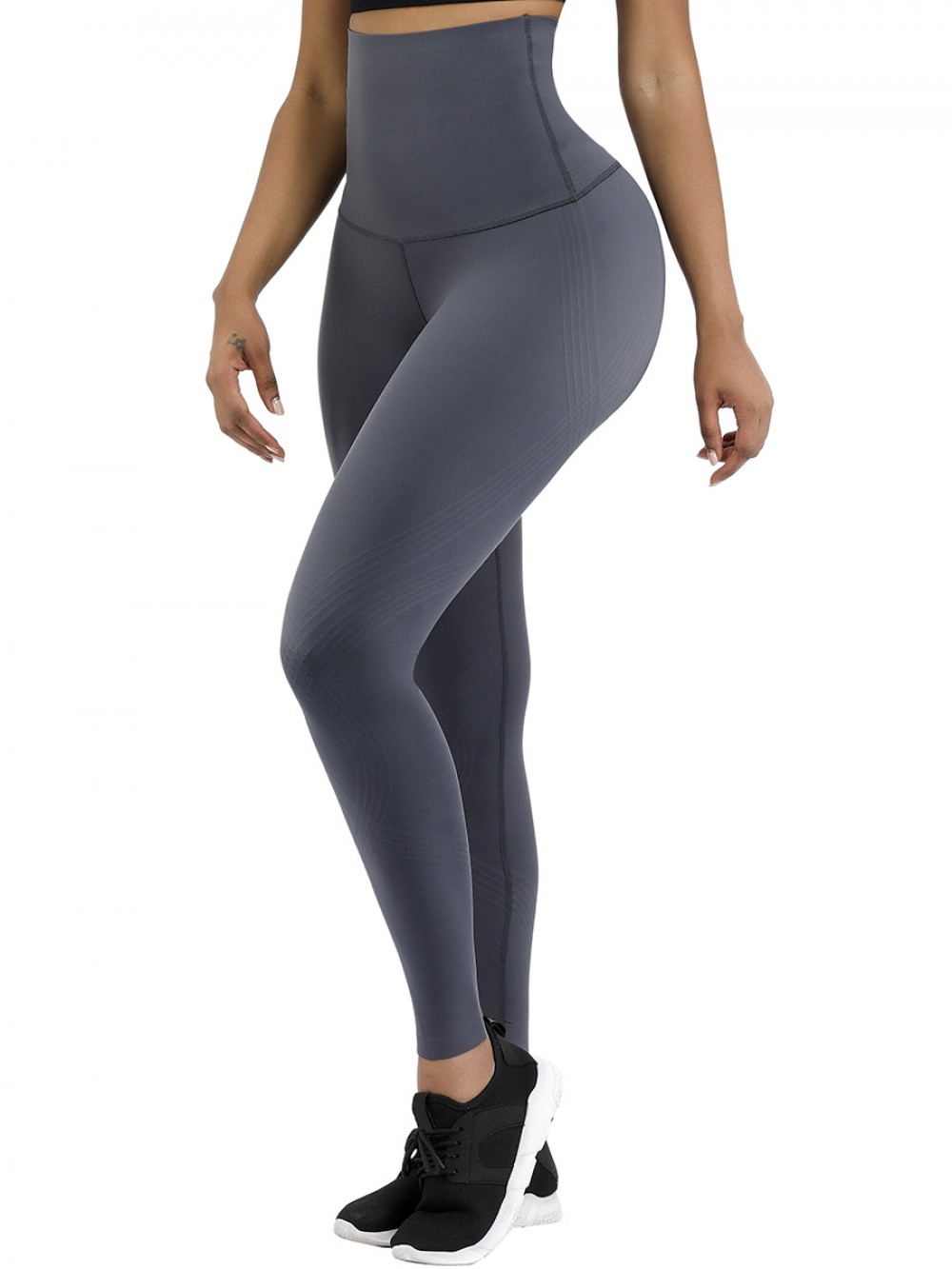 National Gray 3D Print Slim Fit Yoga Legging Cheap Online Sale