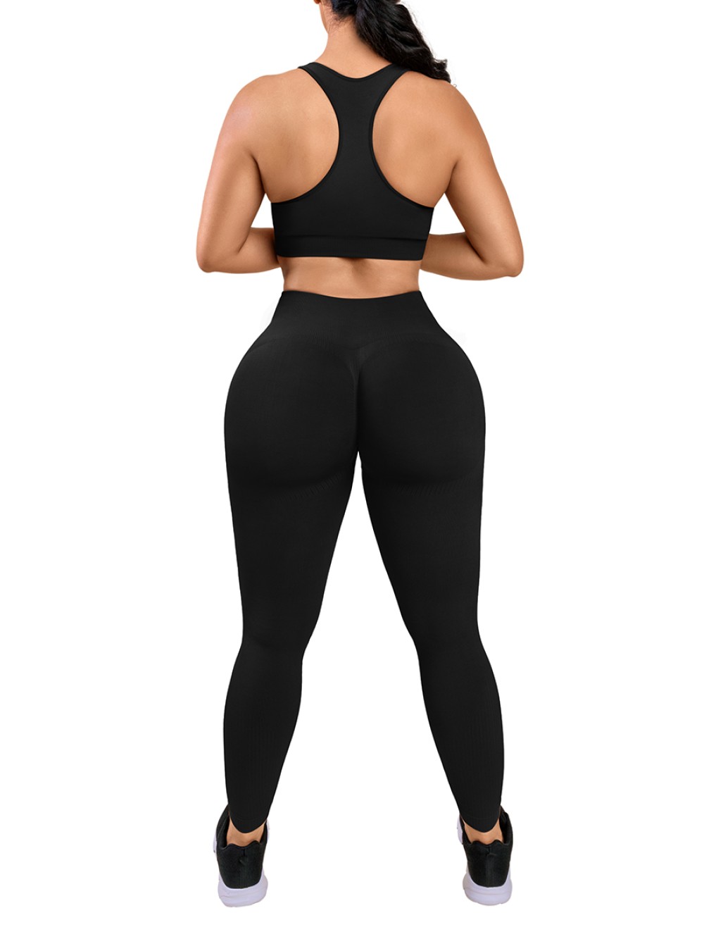 Black ECO Friendly Sport Wear  Yoga Set