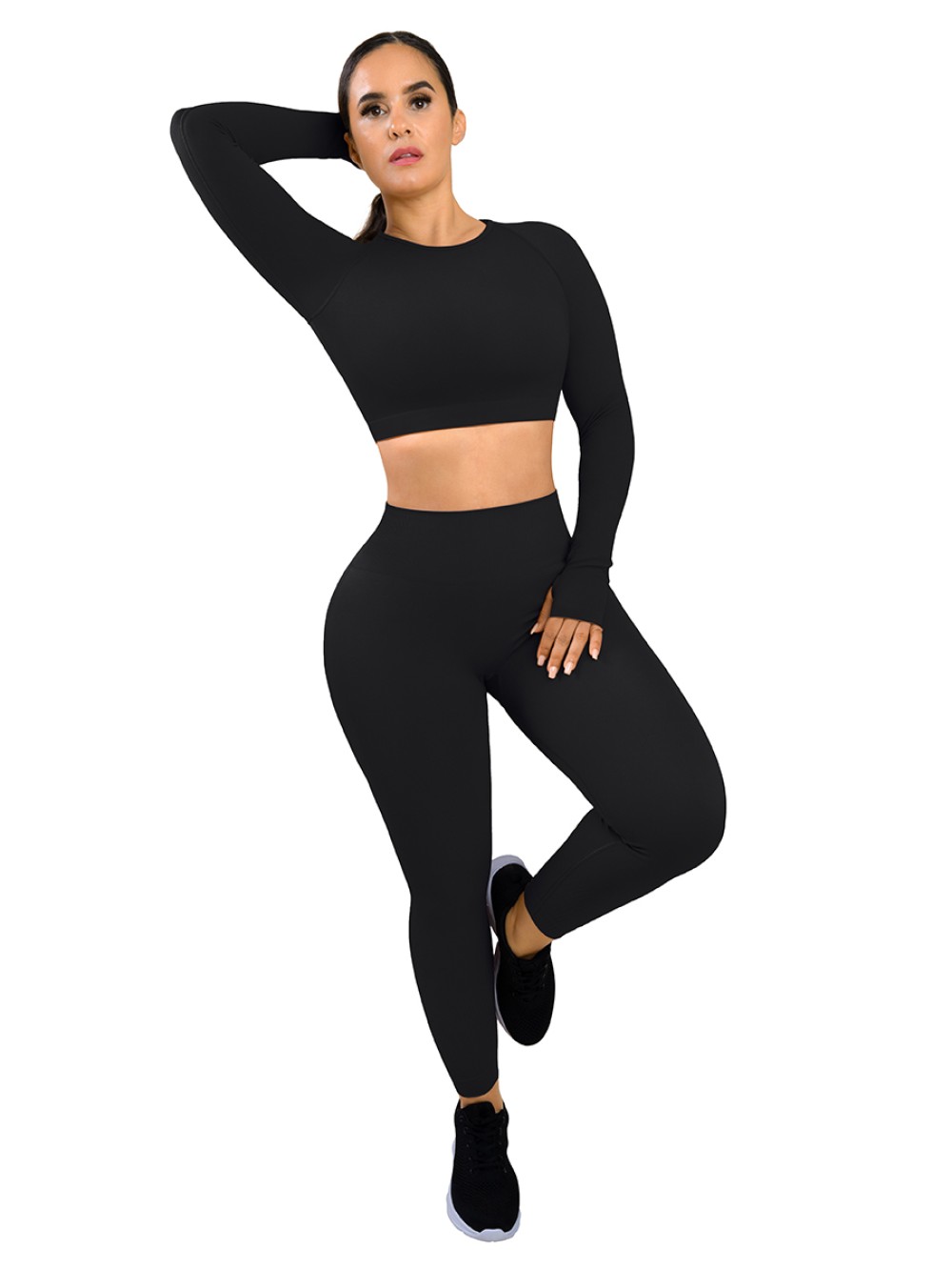 Black New Design ECO Friendly  Yoga Set