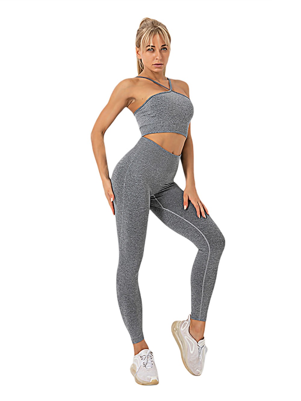 New Design Seamless  High Waist Yoga Set