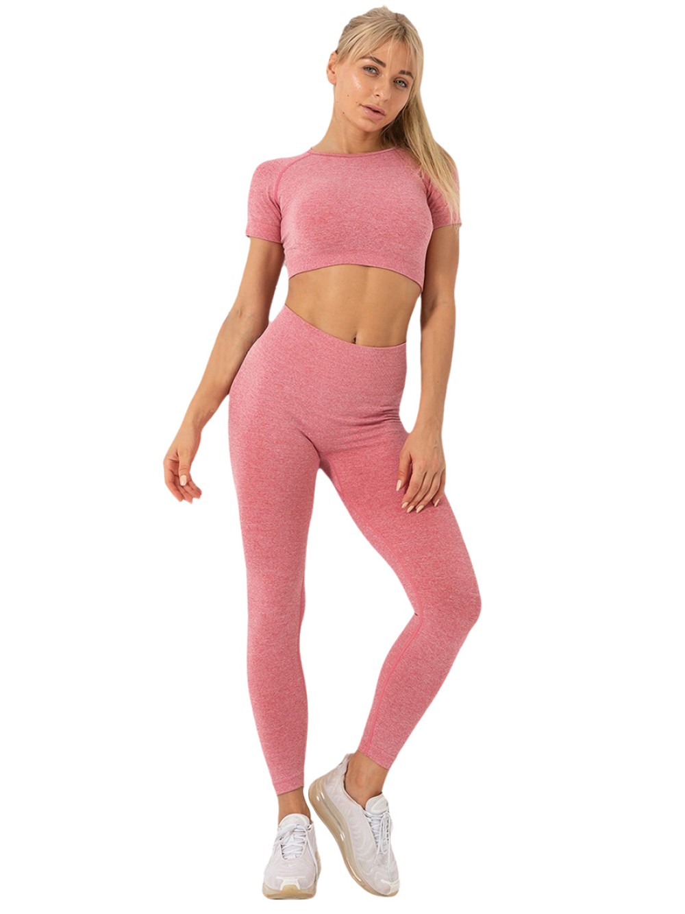 Two Pieces Women Seamless Gym Fitness Sets