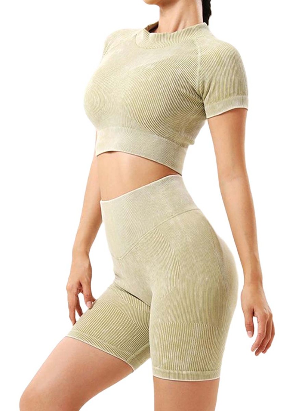 Wholesale Custom Slimming Fitness High Waist Women Seamless Yoga Crop Tops