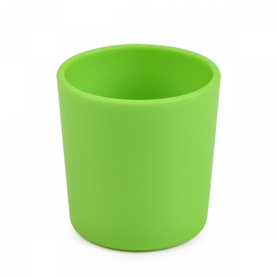 Simple colorful silicone cup