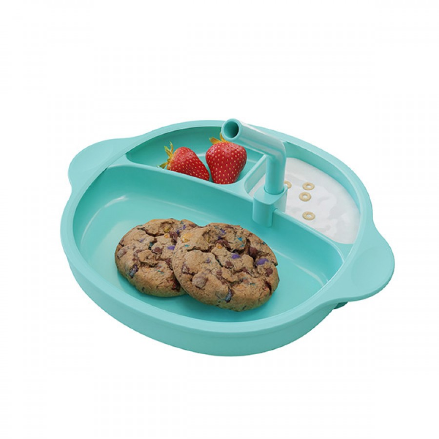 Candy color Silicone Baby Suction Plate with Lid