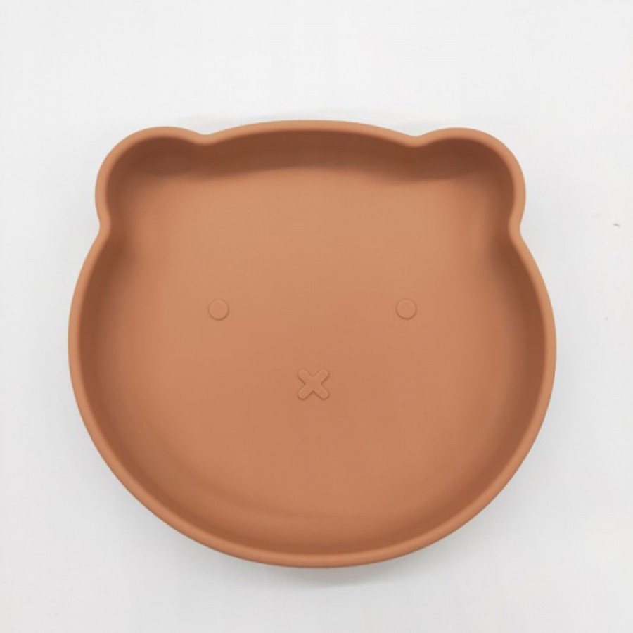 Food Grade Silicone Cat Shape Plate with Suction