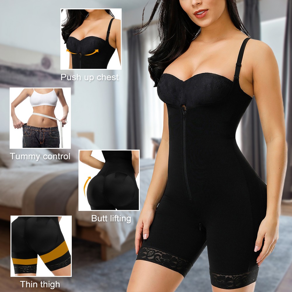 Buy Gokru 4-in-1 Shaper - Tummy, Back, Thighs, HIPS - Black