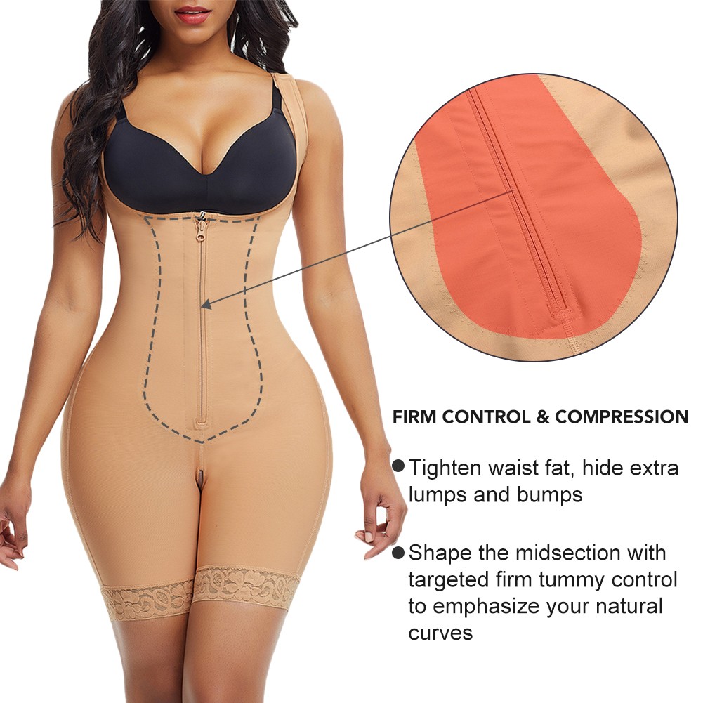 Sexy Lace Firm Compression Latex Buttocks Lifting Shapewear