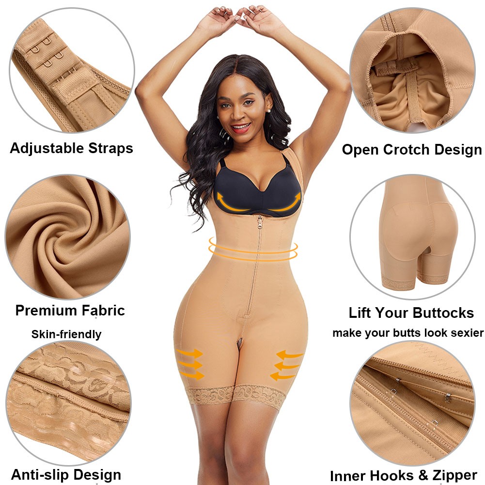 Buy Piftif women high waist shapewear pack of 1 Skin Color