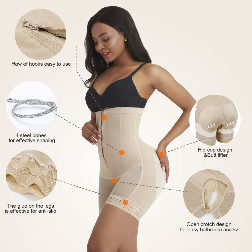 Wholesale Seamless High Waist Shapewear: Open-Crotch Design