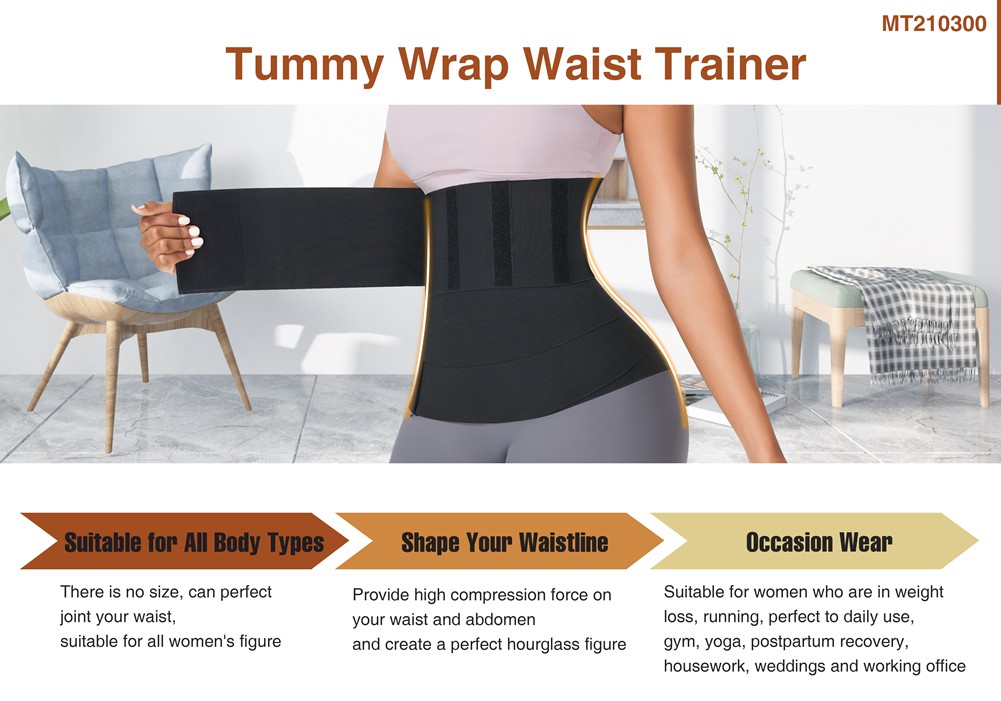 Liposuction Waist Tummy Wrap With Loop Free Size - 6m 5
