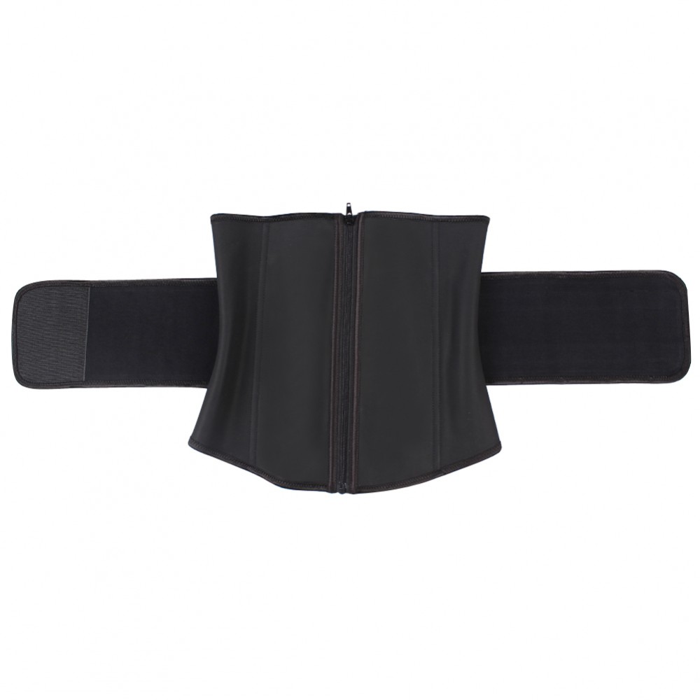 Black Adjustable Belt Latex Waist Cincher For Curve-Creating