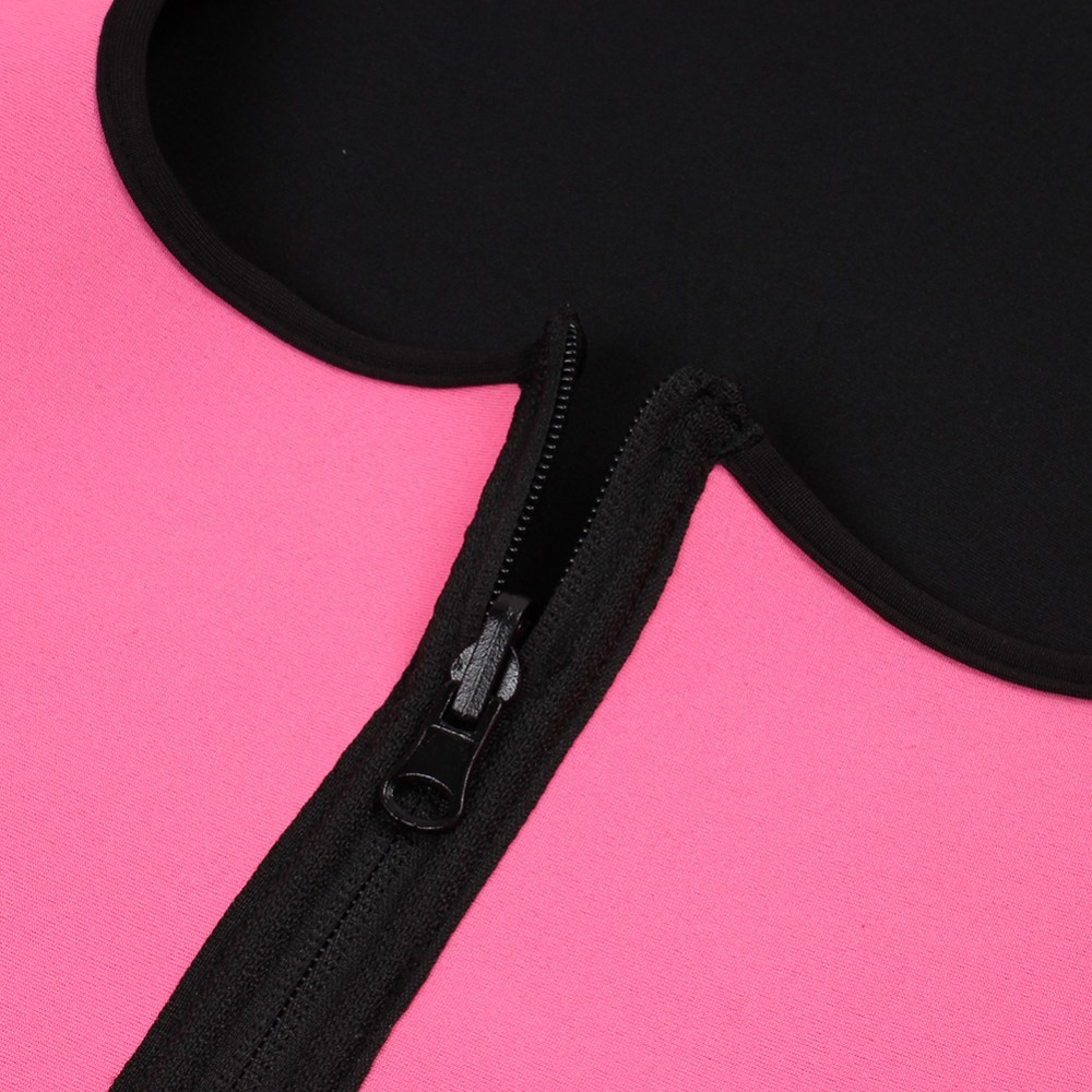 Firming Open Bust Plus Zip Up Patchwork Shaper