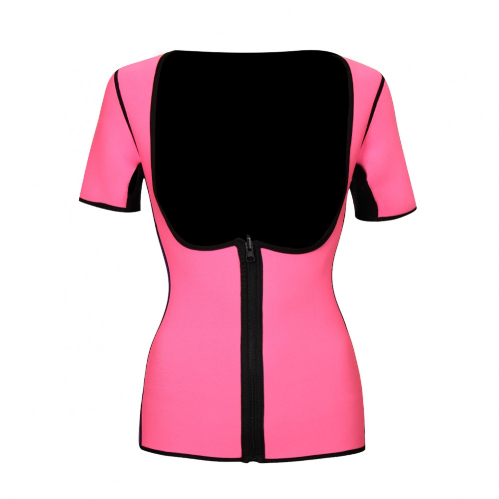 Firming Open Bust Plus Zip Up Patchwork Shaper
