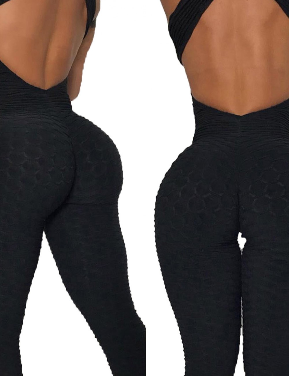 Incredible Black Hollow Out Jumpsuits Open Back Heartbreaker