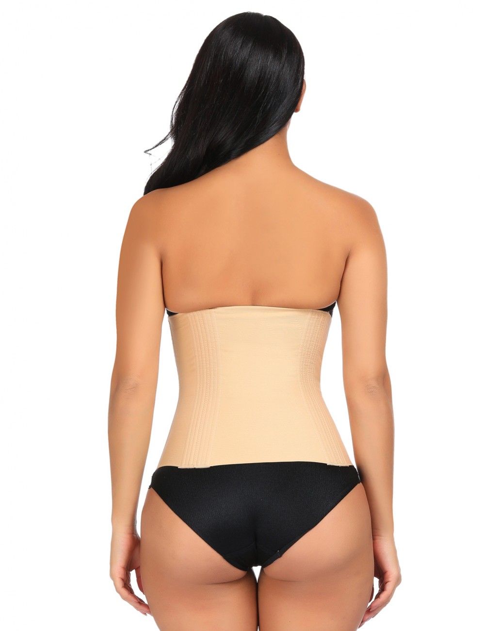 Slimming Tummy Nude Plus Size Waist Trainer Anti-Curling Medium Control