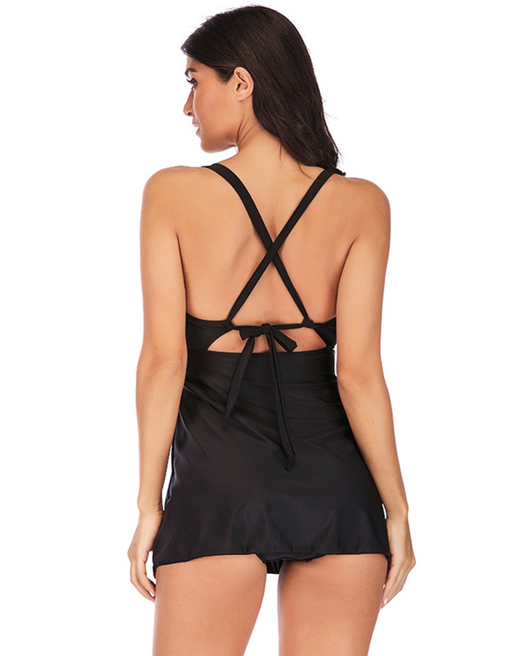 Explorer Plus Size 2 Pieces Beach Dress Plunging Neck Womens Fashion