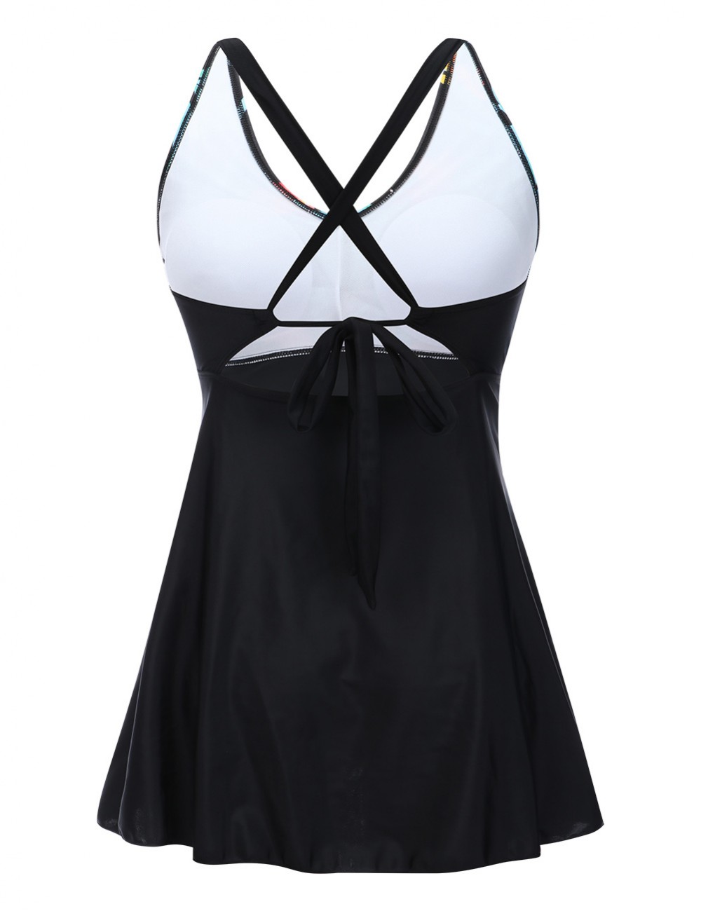 Explorer Plus Size 2 Pieces Beach Dress Plunging Neck Womens Fashion