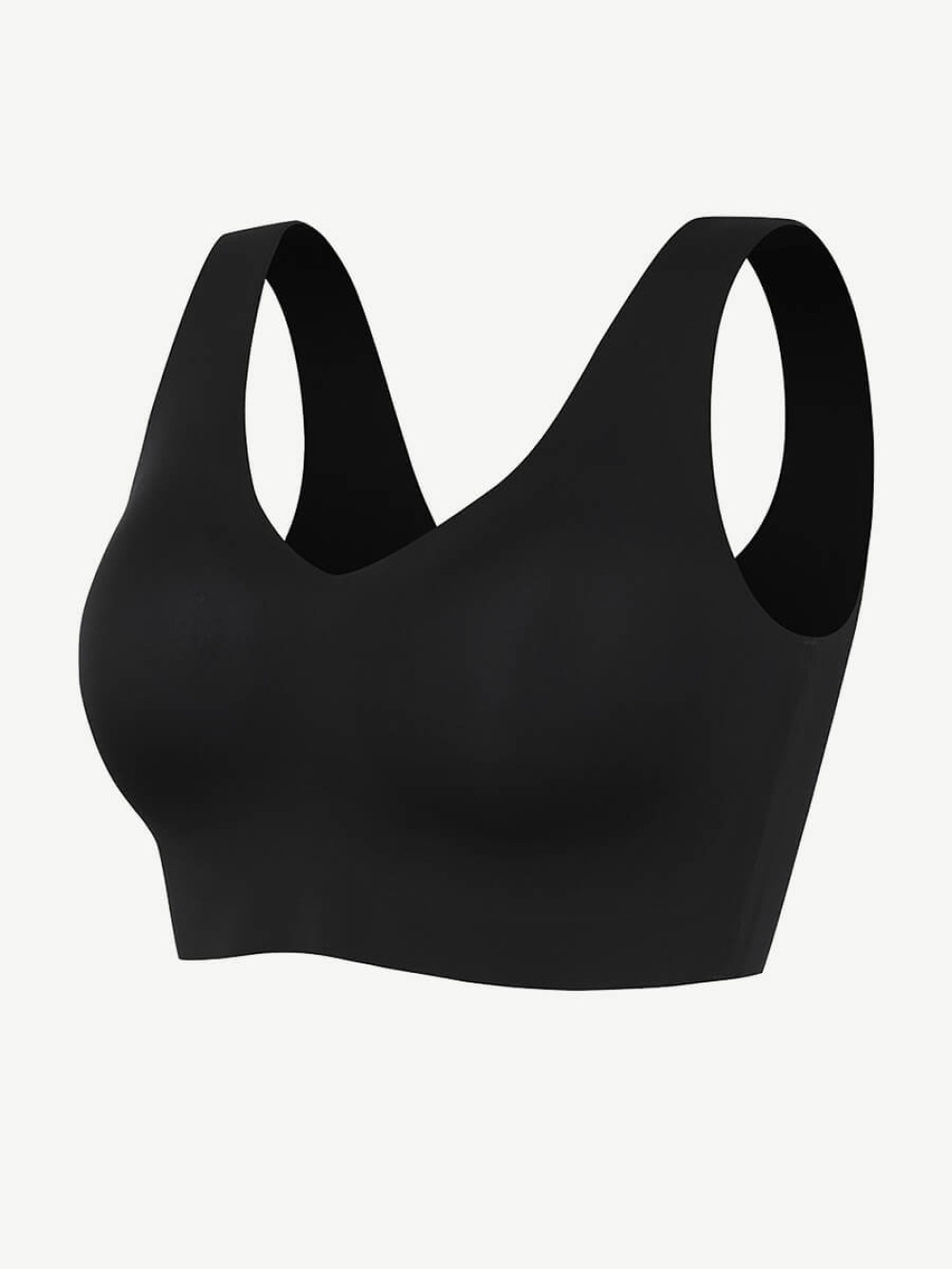 New Fashion Fitted V-Neck Seamless Bra Tank Top