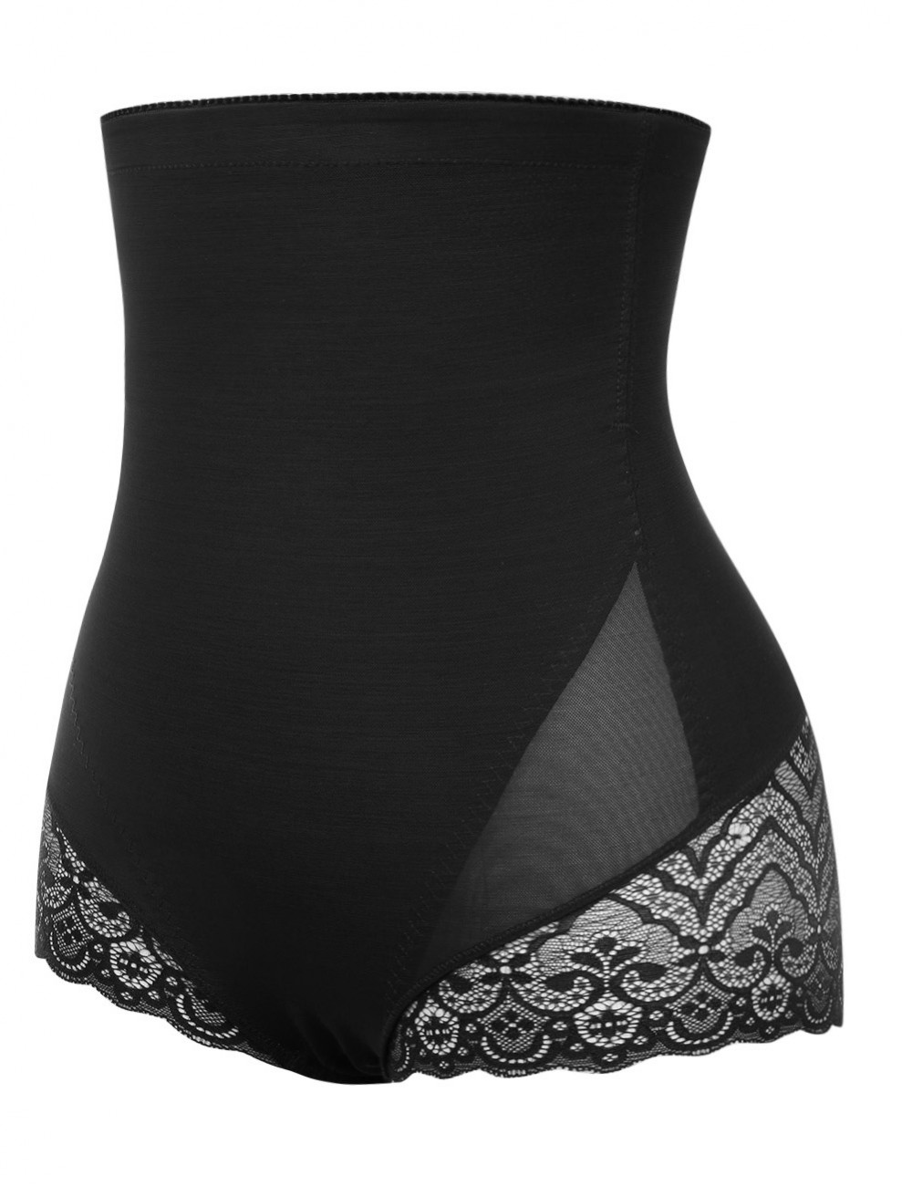 Sleek Smoothers Black Elatic Waist Two Plastic Boned Big Size Butt Lifter