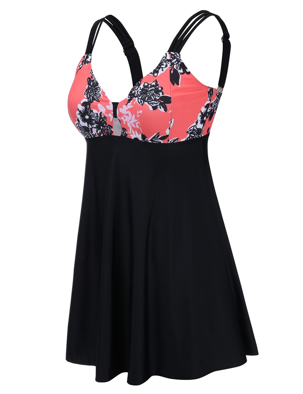 Adjustable Strap 2 Pcs Tankini Hollow Big Size Female Elegance