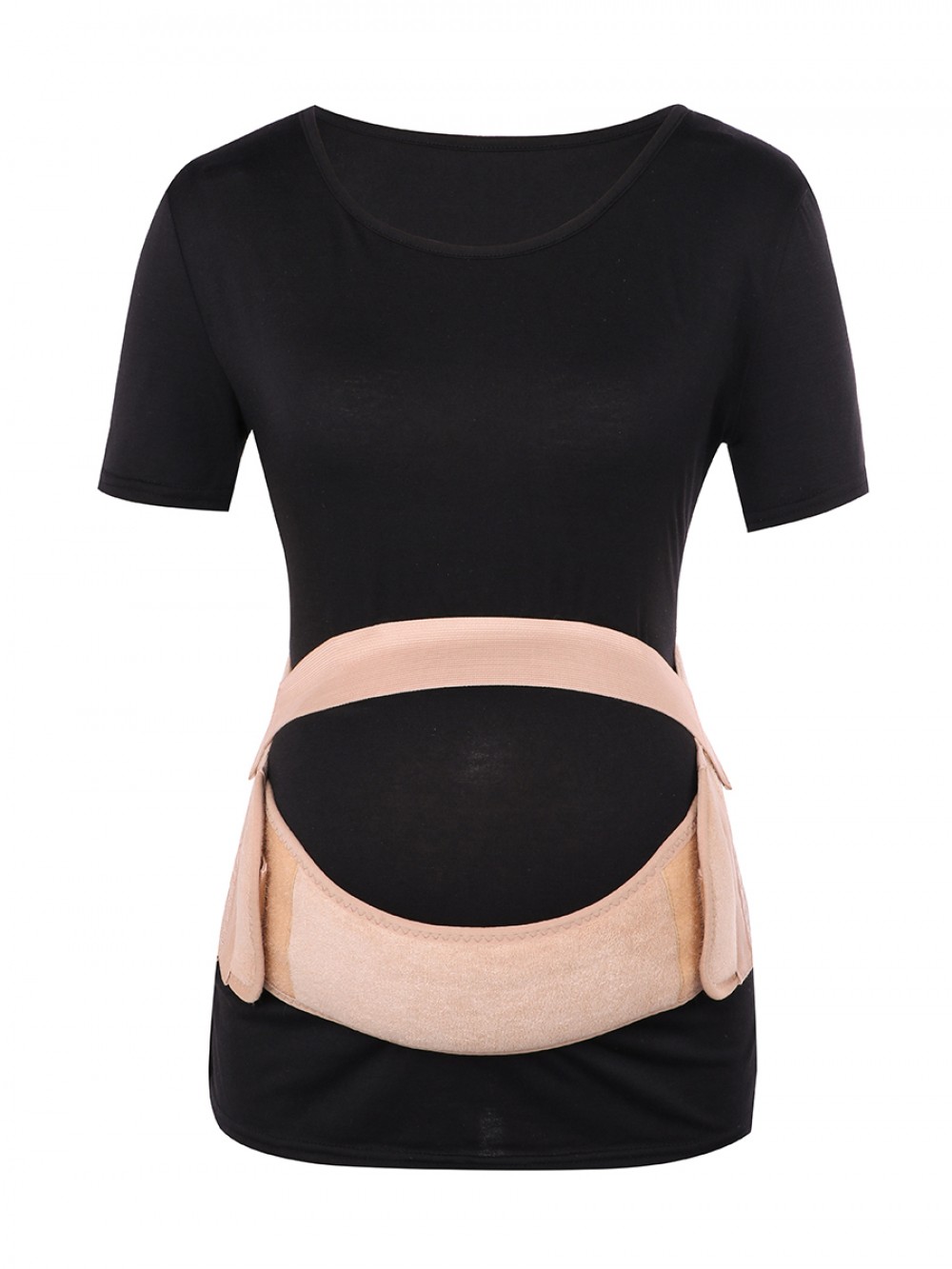 Khaki Pregnant Bellyband Two Support Bars For Protection