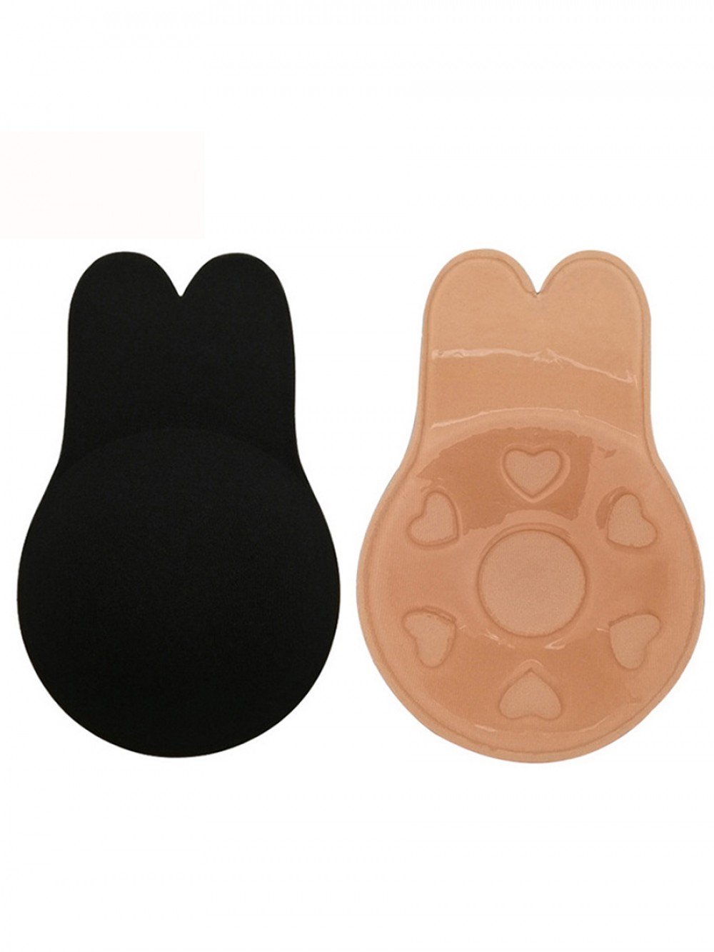 Comely Mix Color Two-Pair Silica Gel Invisible Bras Close Fit Allover