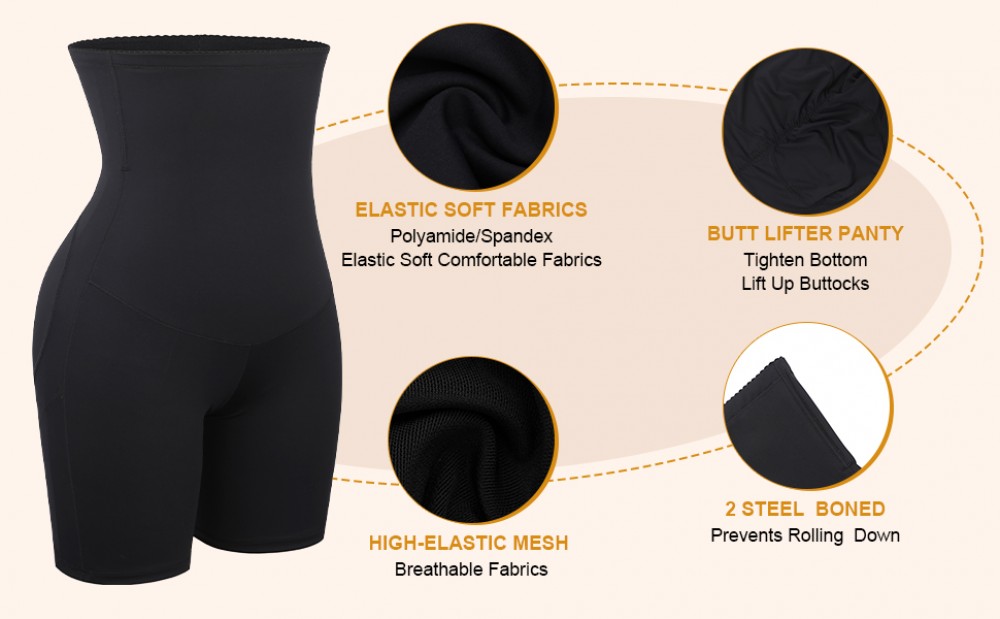 New Design Women High Elasticity Knit Seamless Shapewear Bodysuit