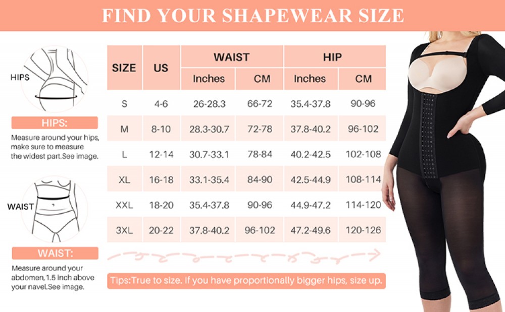 New Elasticity Knit Spandex Full Body Shapewear With Tummy Trimmer Hip Enhancer Shapewear