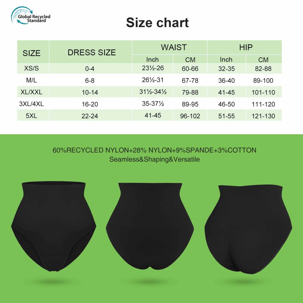 Eco-friendly High Waist Shapewear Compression Seamless Shapewear Shorts