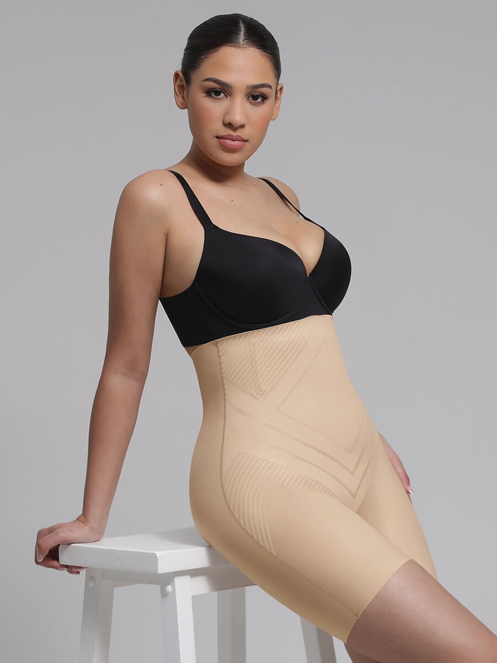 Liquid Spandex High Waist Air Slim Waist Trimming Brief Thigh Slimmer