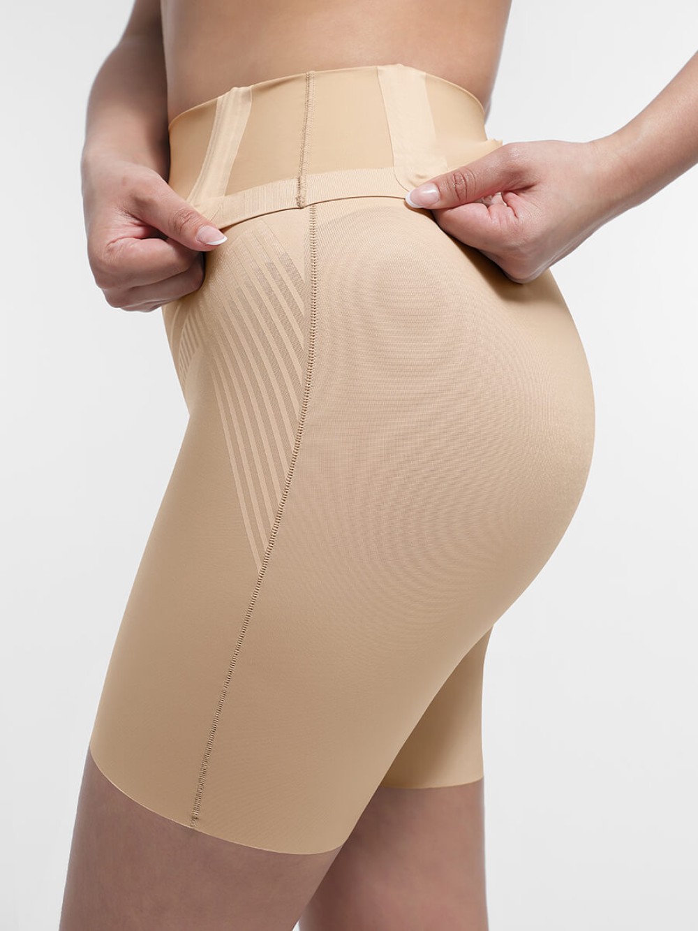 Liquid Spandex High Waist Air Slim Waist Trimming Brief Thigh Slimmer